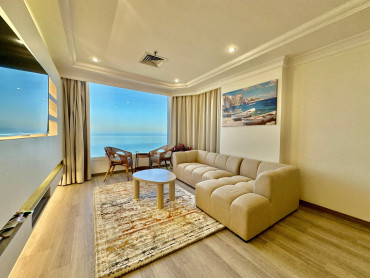 Two bedroom  Seaview furnished apartment for rent in Fintas