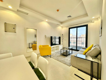 Two bedroom furnished apartment for rent in salmiya near boulevard Park