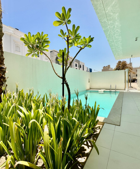 Modern New Five Bedroom Ground Floor with Private Pool in Al-Massayel