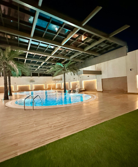 Two bedrooms semi furnished apartment with Terrace in Sabha Al Salem